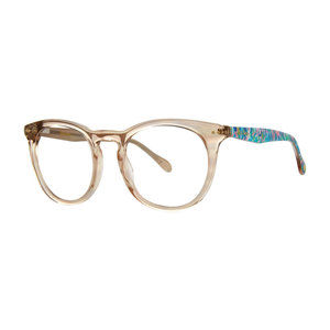 Lilly Pulitzer Reyes Eyeglasses Crystal-Sand 48mm